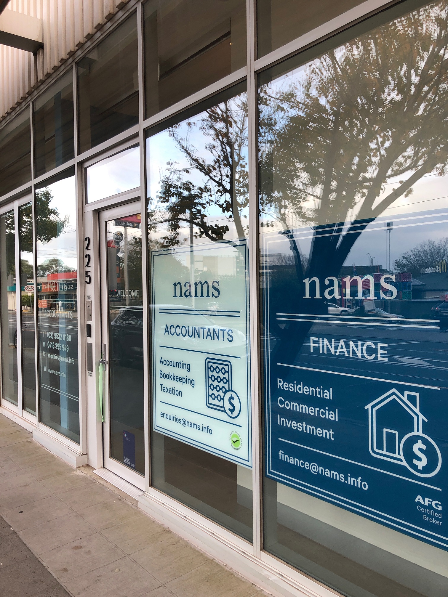 New office photos at nams Accountants