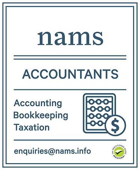 nams Accountants. All your Accounting, Bookkeeping & Taxation needs!