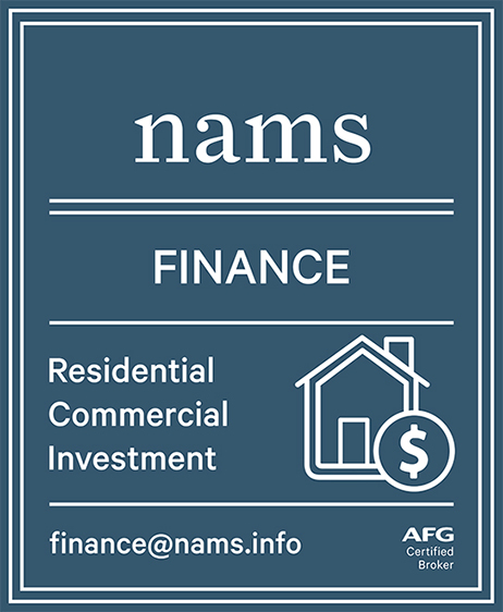 nams Finance. All your residential, commercial and investments needs in one place!